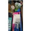Image 4 : TRAY OF BETTER BOAT ITEMS INCLUDING STEEL TRAILER HITCH BALL MOUNT, MINI PADDLE, TRANSOM SAVER, 2" T