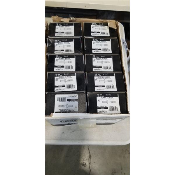 CASE OF COBRA NYLON NAIL IN ANCHORS 1/4 X 1-1/2