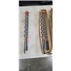Image 2 : 2 BOXES OF ERWIN WOOD DRILL BITS - VARIOUS SIZES. 10 TOTAL