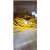 Image 1 : APPROX 200 FOOT YELLOW LIGHTED 3 OUTLET EXTENSION CORD.