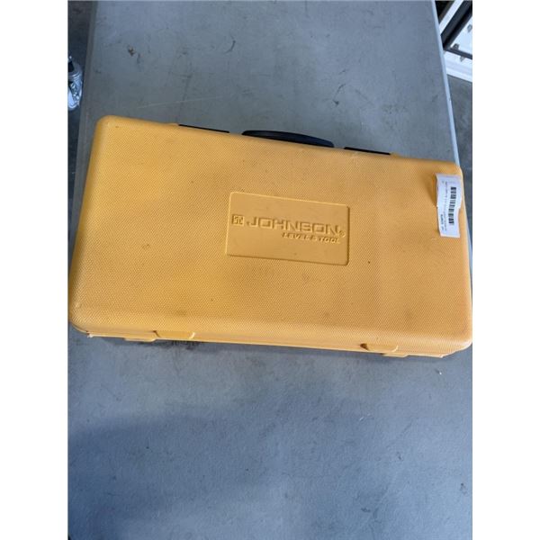 JOHNSON LASER LEVEL KIT IN HARD CASE. MODEL NO 40-0909