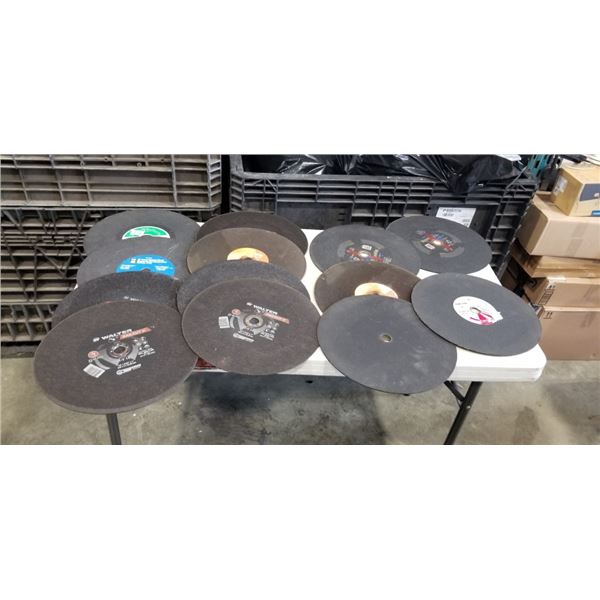 12 PIECES 14" STEEL CUTTING DISCS