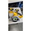 Image 3 : ASSORTED DEWALT POWER TOOLS, BATTERIES AND CHARGER