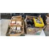 Image 1 : 2 BOXES OF ASSORTED ELECTRICAL AND PIPE CONNNECTORS, CAPS ETC