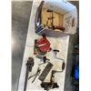 Image 1 : BOX OF TOOLS INCLUDING WRENCH, STANLEY BAILEY SMOOTHING PLANE ETC