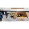 Image 1 : BOX OF ASSORTED POWER TOOLS, INLCUDING DEWALT
