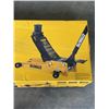 Image 3 : AS NEW DEWALT LOW PROFILE FLOOR JACK WITH 3 TON LIFTING CAPACITY