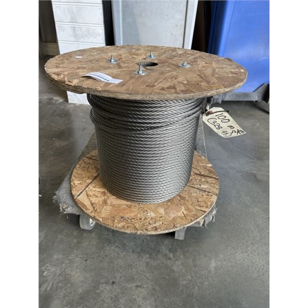 100M ROLL OF 3/8 AIRCRAFT CABLE