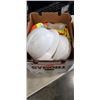 Image 1 : BOX OF HARD HATS AND SAFETY VESTS