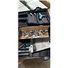 Image 2 : ACTIONPACKER TOOLBOX WITH CONTENTS INCLUDING, DRILL BIT SETHAMMERS, SCREW DRIVERS ETC