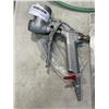 Image 2 : GRAVITY FED DRY HOPPER GUN WITH RED HOPPER, AIRLINE HOSE AND DRYWALL HAWK
