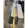 Image 1 : APPROX 6.5FT LEVEL, SCRAPER, AND POWER EXTENSION POLE