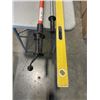Image 2 : APPROX 6.5FT LEVEL, SCRAPER, AND POWER EXTENSION POLE