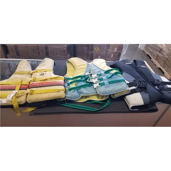 3 LIFE JACKETS