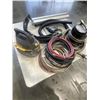 Image 1 : ASSORTED SHOP VACS, AIR HOSE, ADVERTISING STAND ETC