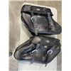 Image 1 : PAIR OF LEATHER MOTORCYCLE SADDLE BAGS