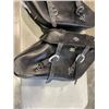 Image 2 : PAIR OF LEATHER MOTORCYCLE SADDLE BAGS