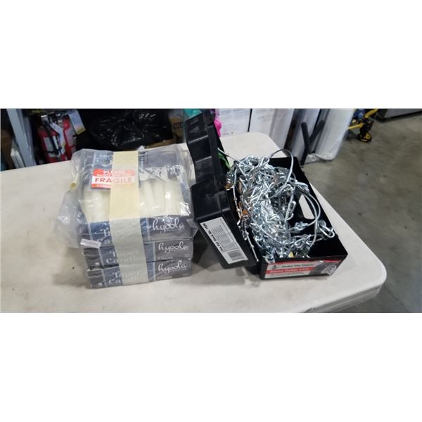SIERRA CABLE LINK RADIAL TIRE CHAINS AND 3 PACKS HYOOLA CANDLES