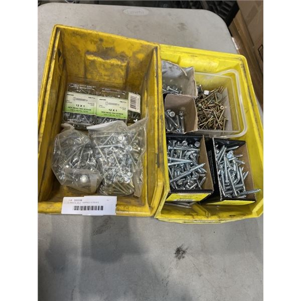 2 TRAYS SELF TAPPING SCREWS