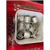 Image 4 : 2 CRATES  OF ALUMINUM FENCING SHINS, TOPPERS, ETC