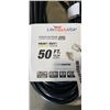 Image 2 : HEAVY DUTY 50 FT BLACK LIGHTED EXTENSION CORD. 14AWG/3C