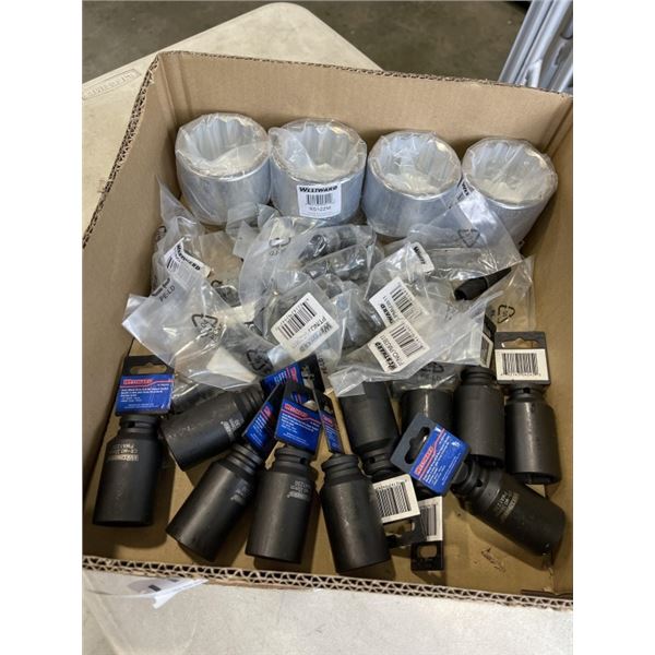 LARGE LOT OF NEW WESTWARD IMPACT SOCKETS