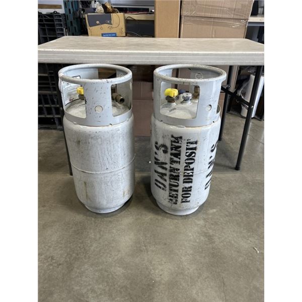 2 FORKLIFT PROPANE TANKS