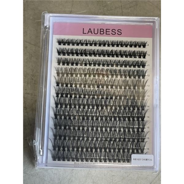 LARGE CASE OF LAUBESS LASH CLUSTERS. 144 PCS PER PACK. 10 PACKS PER BOX. 27 BOXES PER CASE