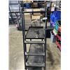 Image 4 : ROLLING METAL WAREHOUSE CART WITH LADDER