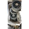 Image 3 : LARGE LOT OF INDUSTRIAL CASTORS AND ALL METAL WHEELS ETC