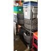 Image 1 : METAL ROLLING WAREHOUSE CART