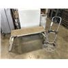 Image 1 : FOLDING ALUMINUM WORK PLATFORM AND FOLDING DOLLY