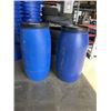 Image 1 : 2 FOOD GRADE 200 LITER DRUMS W/ LIDS