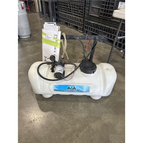 MASTER MFG MOUNTABLE / ATV SPRAYER, WITH SPRAY BOOM, MANUAL, MOUNTING HARDWARE, 80 INCH WIDE SWATH, 