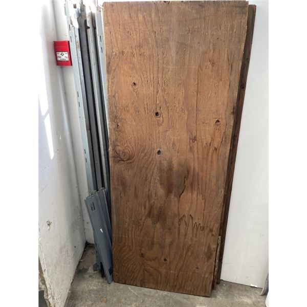 ASSORTED EZ RECT SHELVING WITH 5FT CROSS BARS