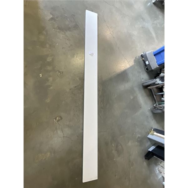 10 7FT X  7 INCH BASEBOARD, PRIMED AND PAINTED