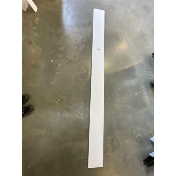 11 7FT X  7 INCH BASEBOARD, PRIMED AND PAINTED