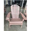 Image 2 : 2 WOODEN FOLDING ADIRONDACK CHAIRS