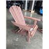 Image 3 : 2 WOODEN FOLDING ADIRONDACK CHAIRS
