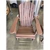 Image 2 : 2 WOODEN FOLDING ADIRONDACK CHAIRS