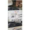 Image 2 : 2 HEAVY DUTY 25 FT BLACK LIGHTED 3 OUTLET EXTENSION CORDS. 12AWG/3C