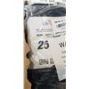 Image 3 : 2 HEAVY DUTY 25 FT BLACK LIGHTED 3 OUTLET EXTENSION CORDS. 12AWG/3C