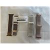 Image 1 : 4 APPLE WATCH BANDS - 2 ACTIVE 2 METAL