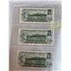 Image 2 : 3 1973 LAST YEAR OF THE CANADIAN $1 BILL IN SEQUENCE, 918-920