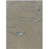 Image 2 : 5 STERLING SILVER 16" 925 CHAIN NECKLACES