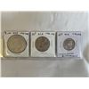 Image 1 : 3 1776-1976 DOUBLE DATED USA BI-CENTENNIAL COINS $1, 50 CENT AND 25 CENT