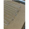 Image 3 : 6 STERLING SILVER PENDANTS W/ 6 20" CHAIN NECKLACES