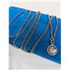 Image 1 : MEXICAN 950 STERLING SILVER PENDANT W/ CHAIN NECKLACE