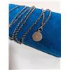Image 2 : MEXICAN 950 STERLING SILVER PENDANT W/ CHAIN NECKLACE