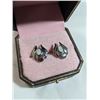 Image 1 : PAIR OF 14K GOLD POST BUTLER EARRINGS